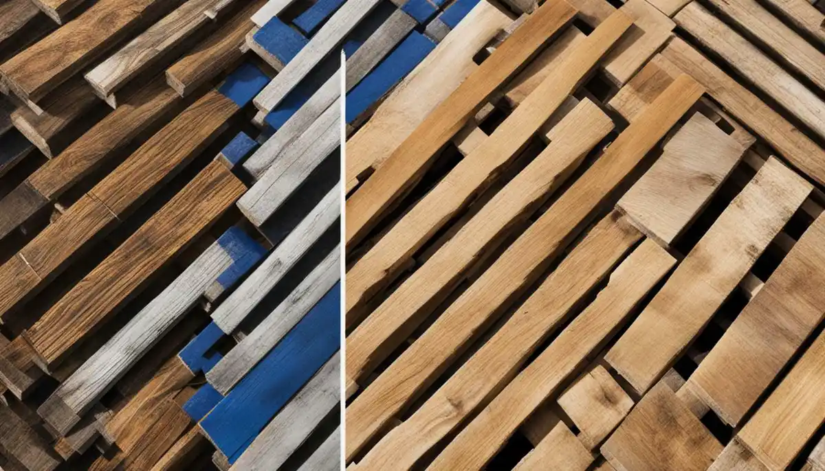 Comparativa de materiales para tarimas