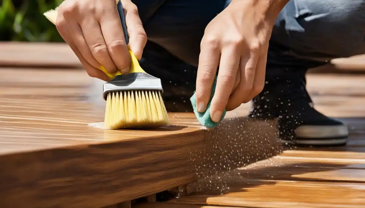 Mantenimiento tarimas madera natural