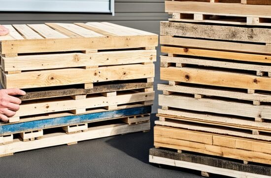 diferencia entre madera tratada y no tratada en las tarimas