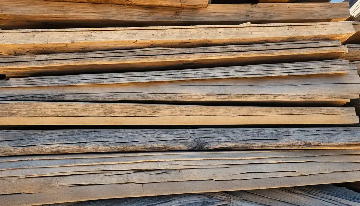 madera no tratada para tarimas